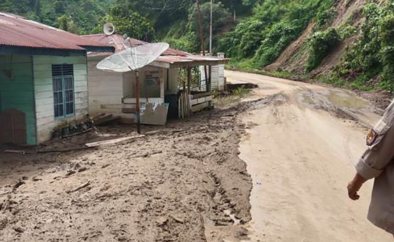 Longsor dan banjir bandang di Gayo Lues. (PORTALSATU)